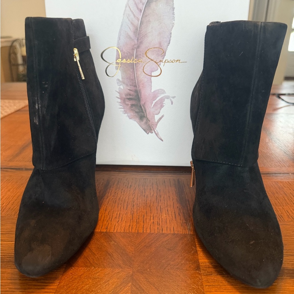 Jessica Simpson Black Ankle Booties